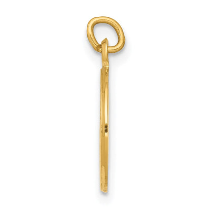 14K Gelbgold Erstkommunion-Medaille Charm
