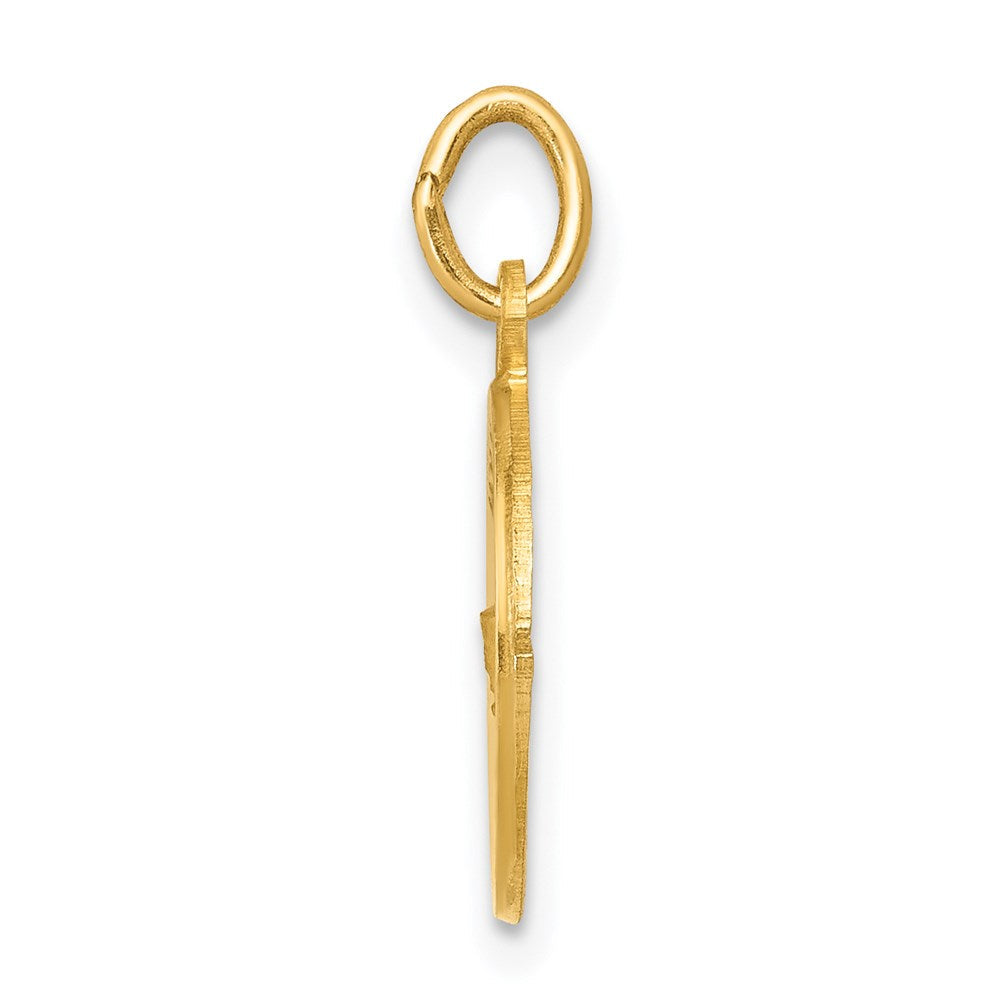 Kommunion-Charm aus 14K Gelbgold
