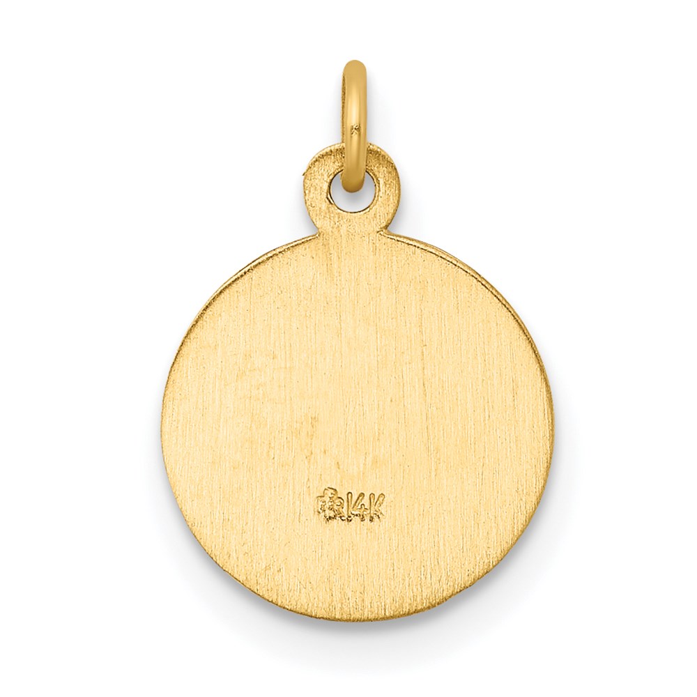 Kommunion-Charm aus 14K Gelbgold