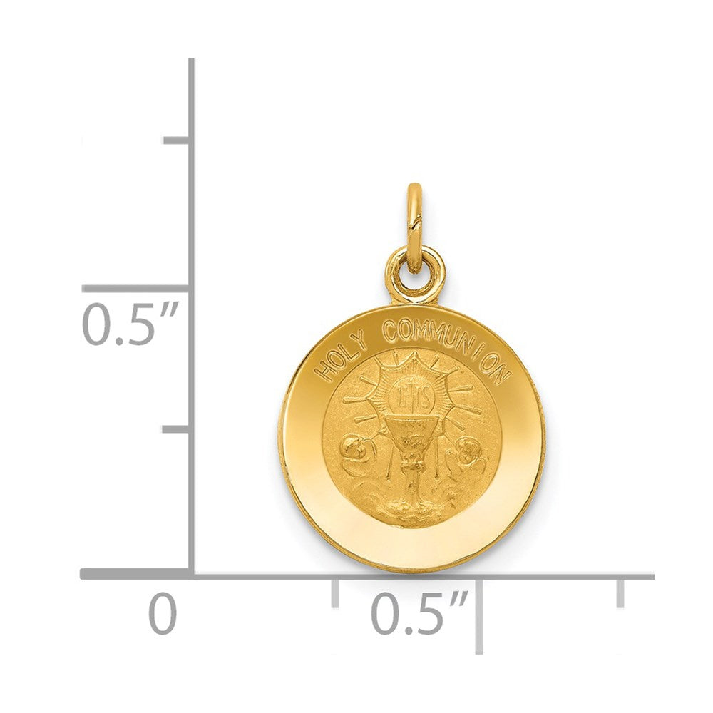 Kommunion-Charm aus 14K Gelbgold