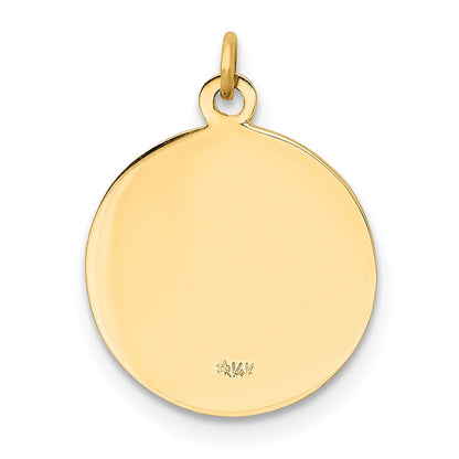 14K Gelbgold Kommunion-Charm