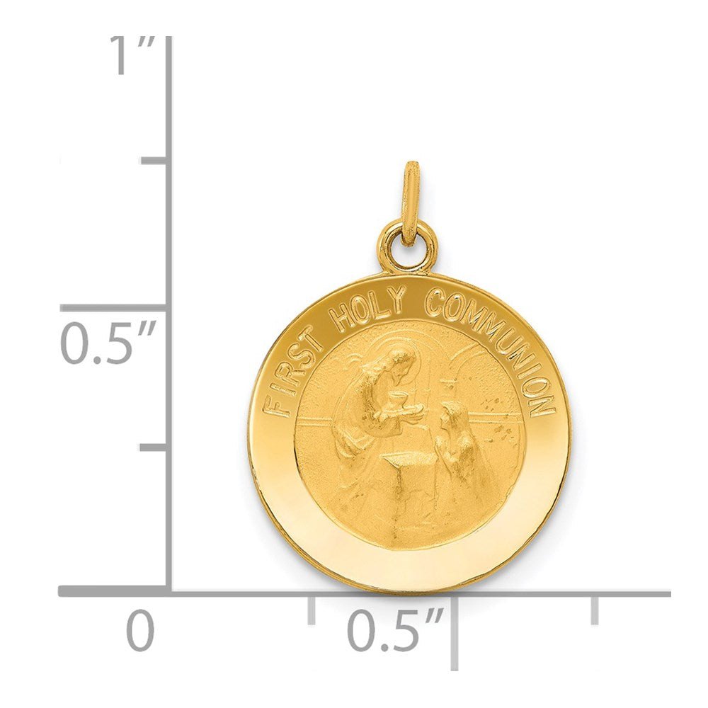 14K Gelbgold Erstkommunion-Charm