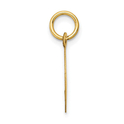 14K Gelbgold 14K Heilig Kommunion Plättchen Charm