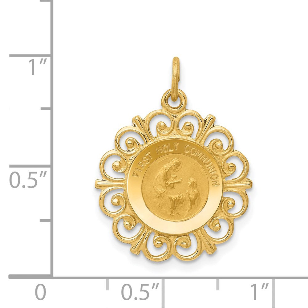 14K Gelbgold Erstkommunion-Charm