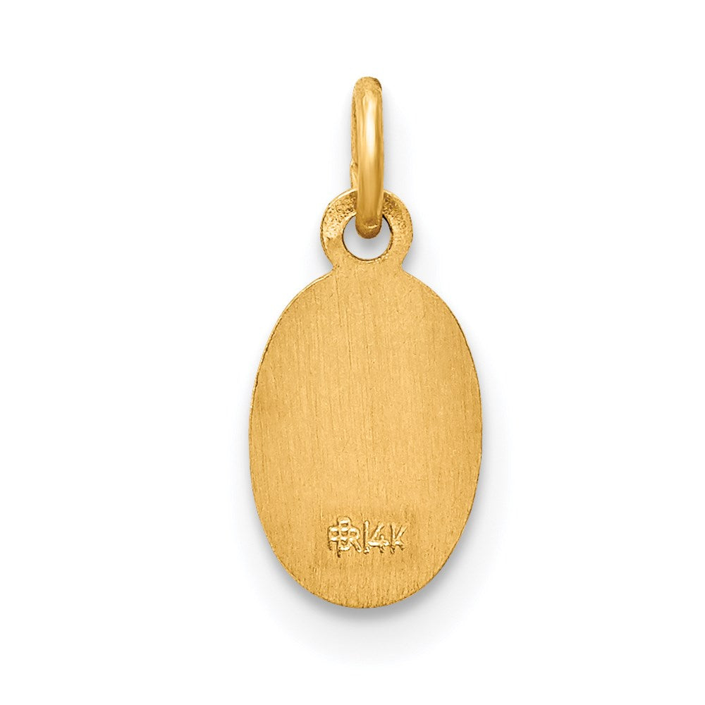 14K Gelbgold 14K Saint Christopher Medaille Charm