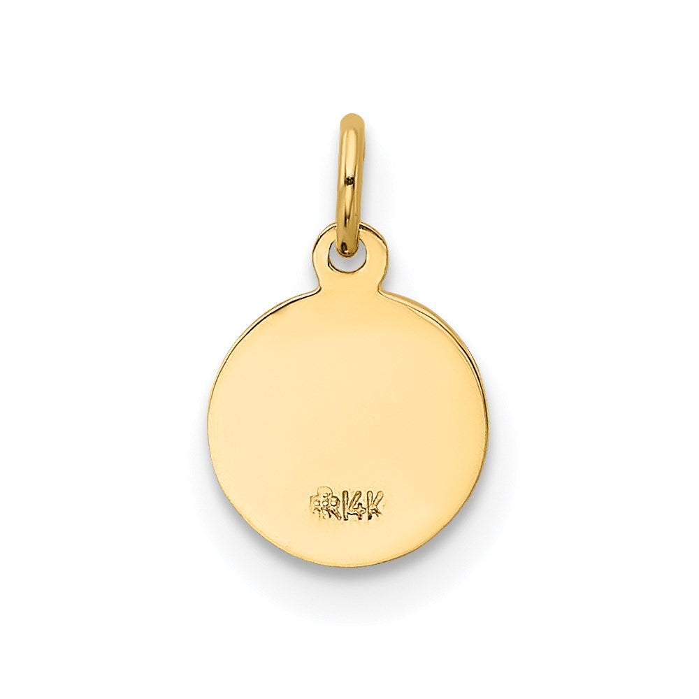 14K Gelbgold 14K Saint Christopher Medaille Charm