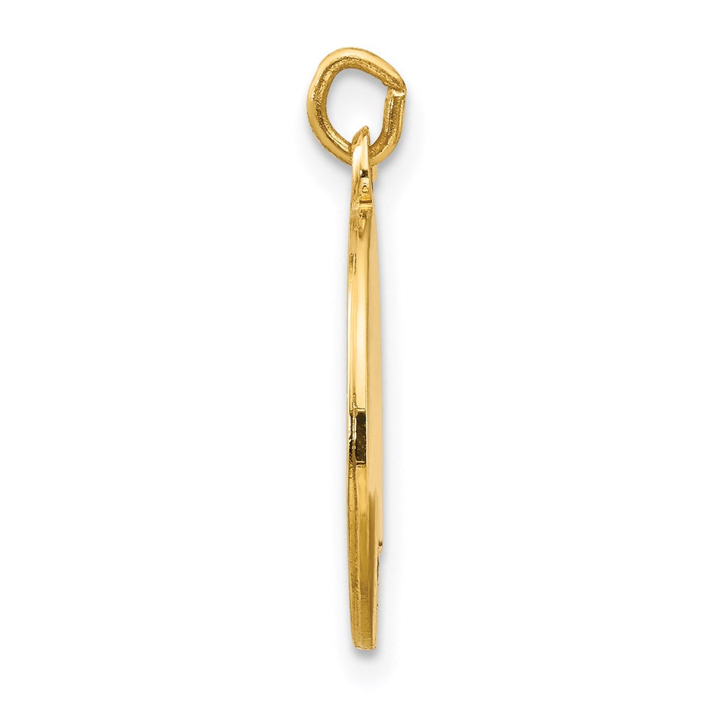14K Gelbgold Heiliger-Lukas-Medaille-Charm