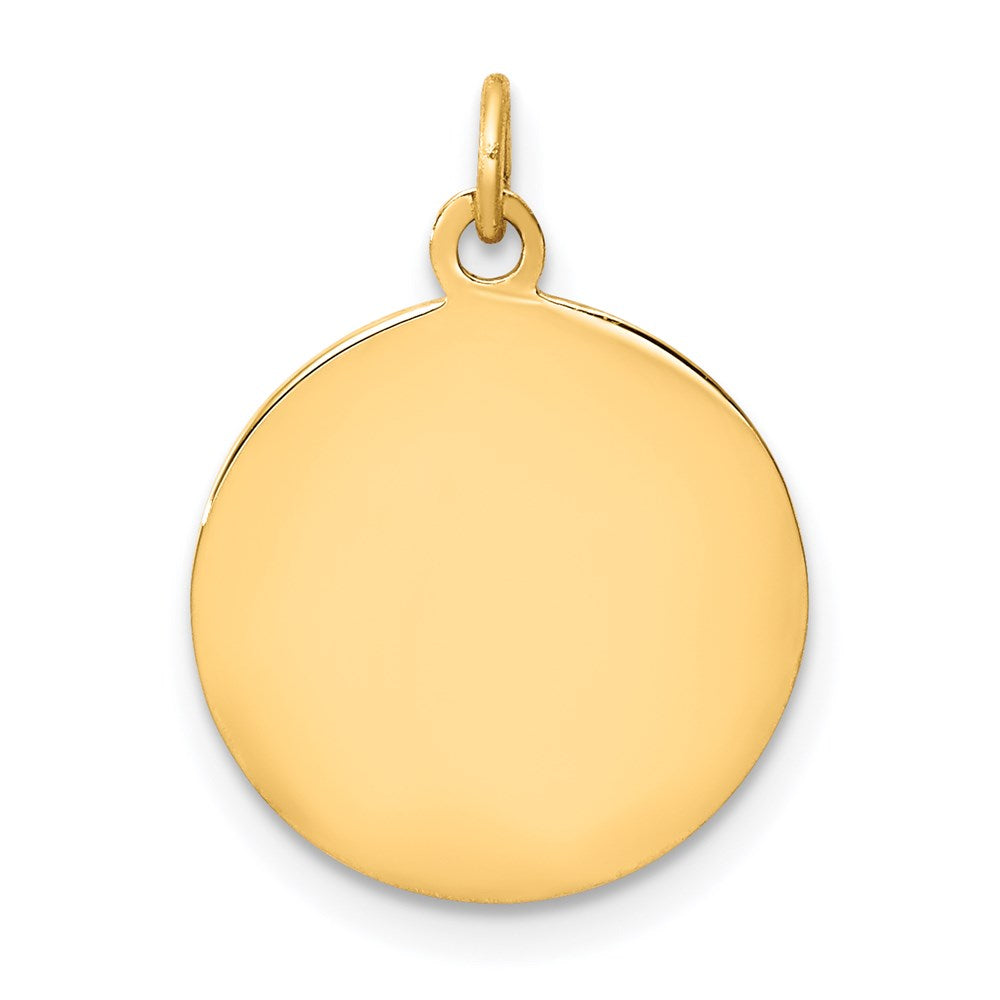 14K Gelbgold Heiliger-Lukas-Medaille-Charm