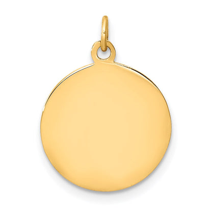 14K Gelbgold Heiliger-Lukas-Medaille-Charm