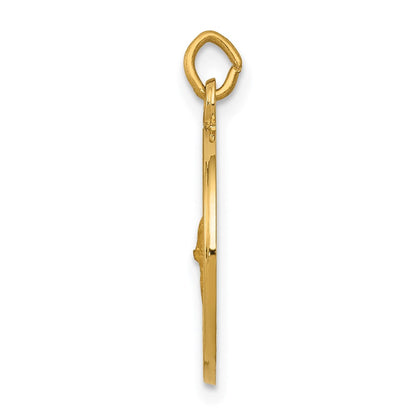 14K Gelbgold Heiliger Gerhard Medaille Charm