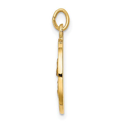 14K Gelbgold Sankt-Paulus-Medaille-Charm