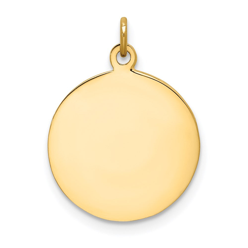 14K Gelbgold Heiliger Petrus Medaille Charm
