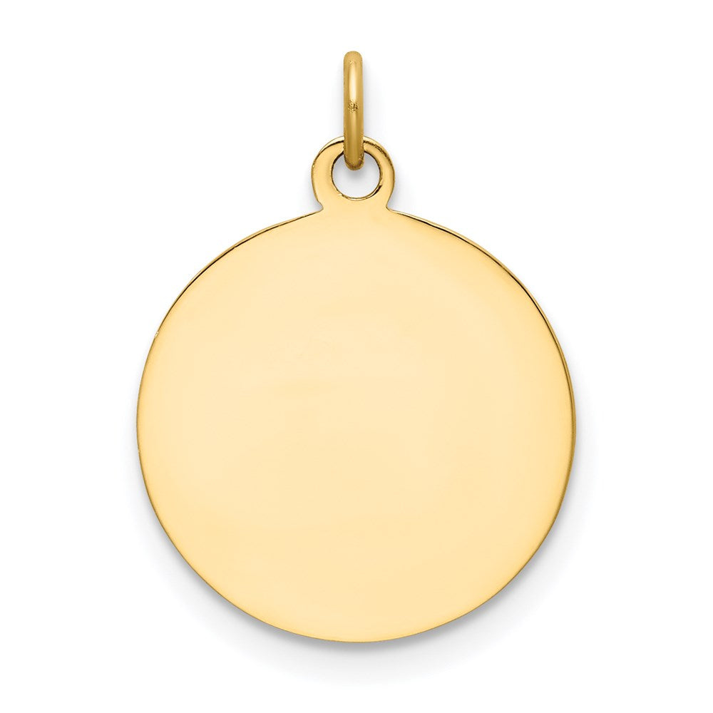 14K Gelbgold Heilige Elizabeth Seton Medaille Charm