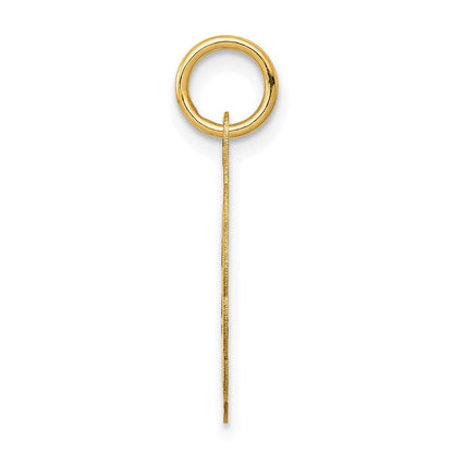 14K Gelbgold 14K Massiv Stern Of David Plättchen Charm