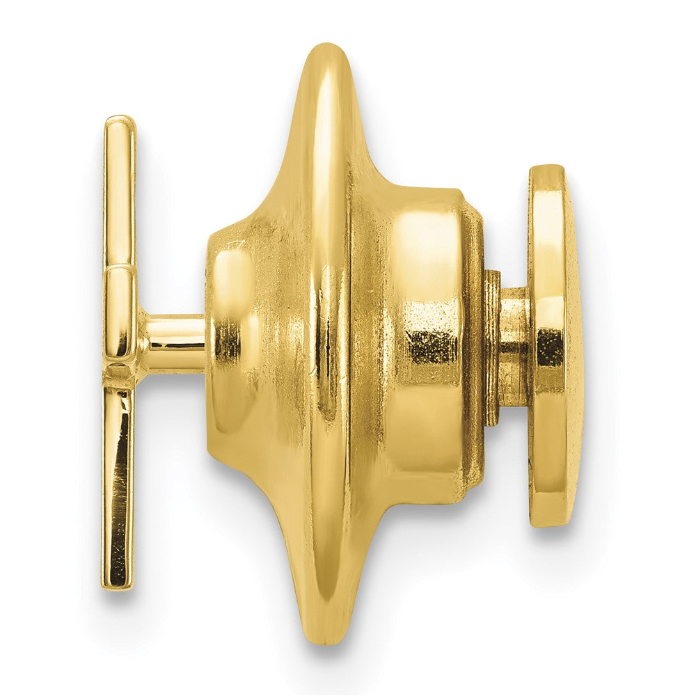 14K Gelbgold Kreuz Krawatten Tac