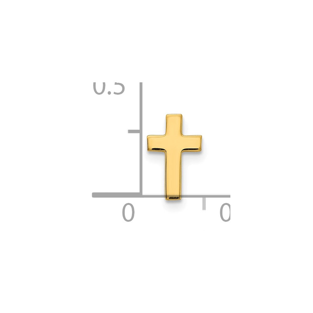 14K Gelbgold Kreuz Krawatten Tac