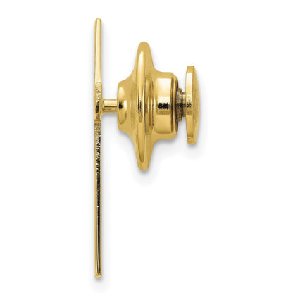 14K Gelbgold Kreuz Krawatten Tac