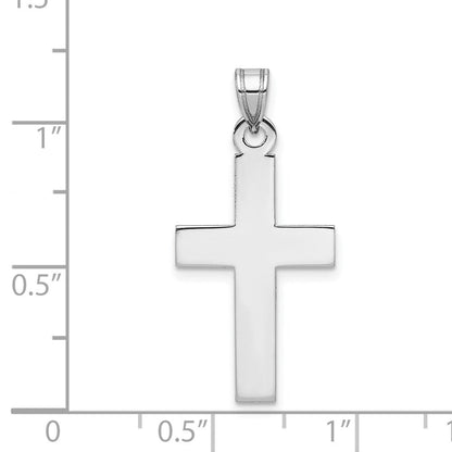 Kreuzanhänger aus 14K Weißgold