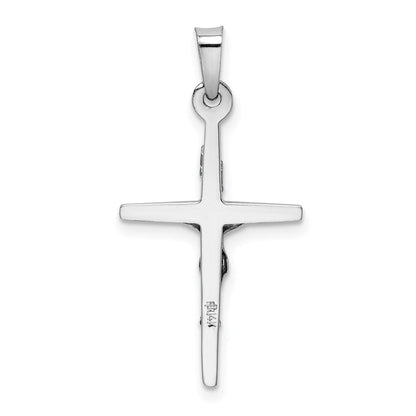 14K Weißgold INRI Kruzifix-Charm