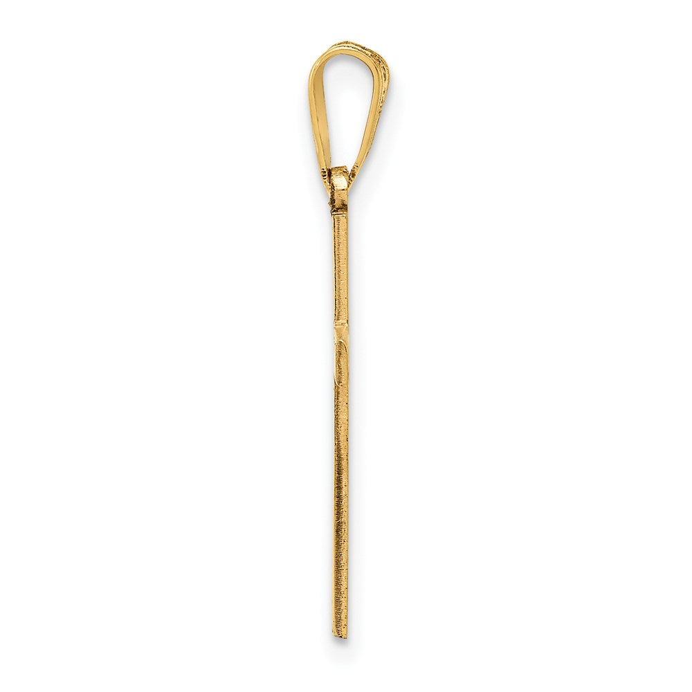 14K Gelbgold 14K Kreuz Charm