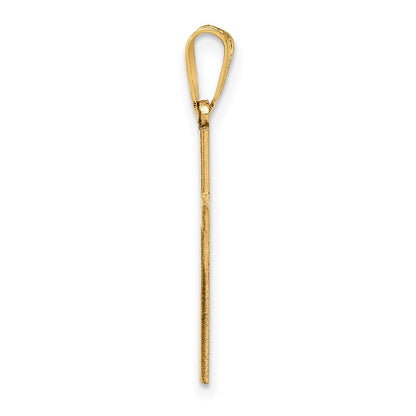 14K Gelbgold 14K Kreuz Charm
