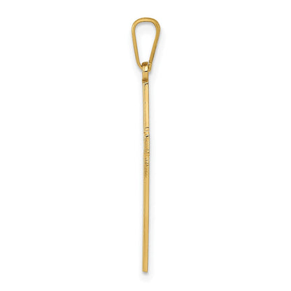 14K Gelbgold Kreuzanhänger