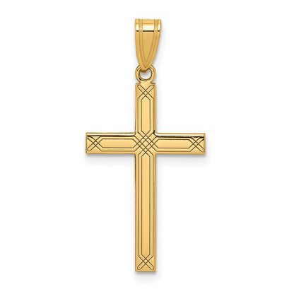 14K Gelbgold Kreuzanhänger
