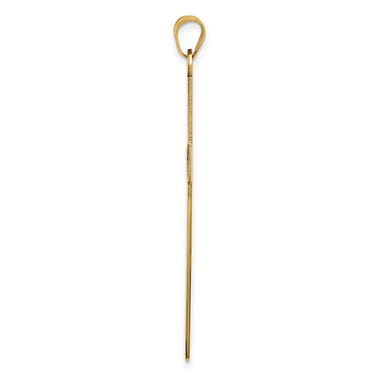 Kreuzanhänger aus 14K Gelbgold