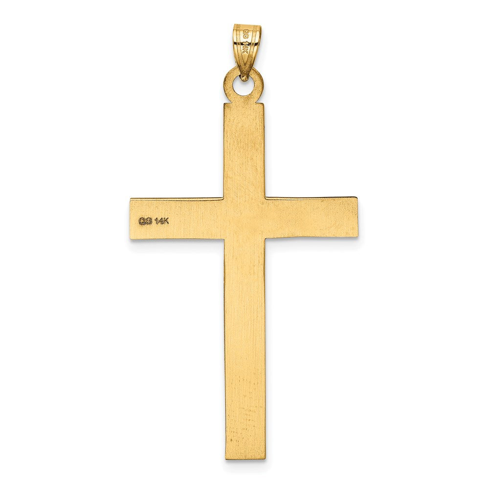 Kreuzanhänger aus 14K Gelbgold