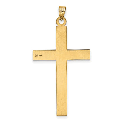 Kreuzanhänger aus 14K Gelbgold