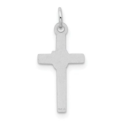 14K Weißgold 14K Weißgold Kreuz Charm