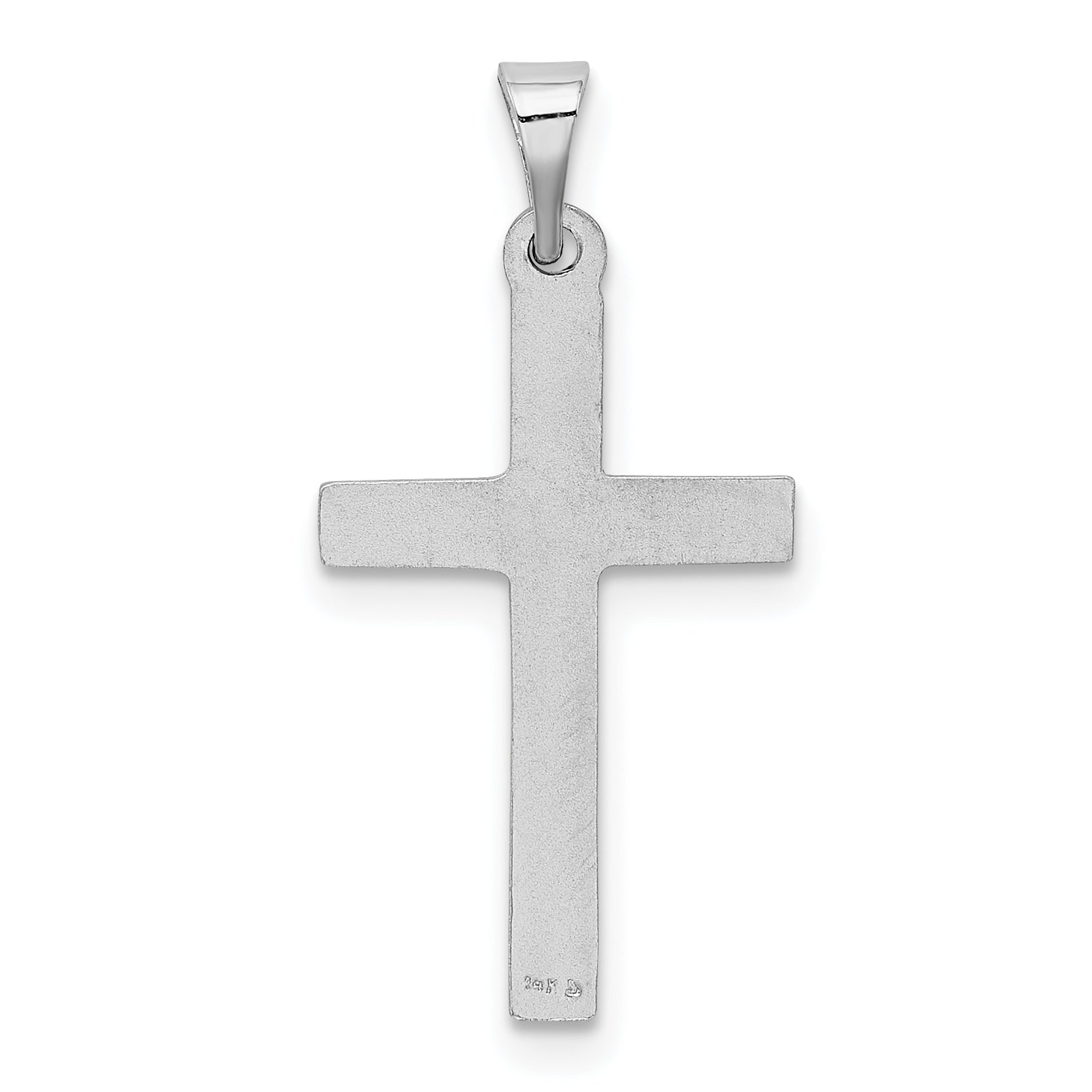 14K Weißgold 14K Weißgold Hohl Kreuz Anhänger