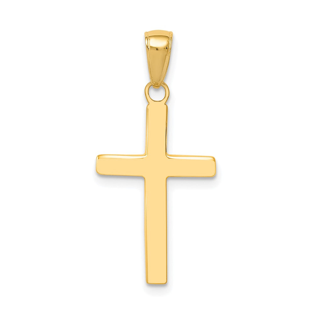 14K Gelbgold 14K Poliert Kreuz Charm