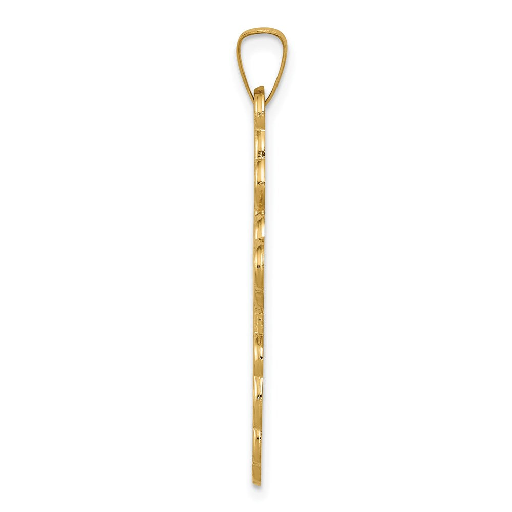 14K Gelbgold Anhänger mit Orthodoxem Kreuz