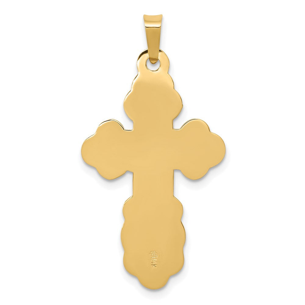 14K Gelbgold Anhänger mit Orthodoxem Kreuz