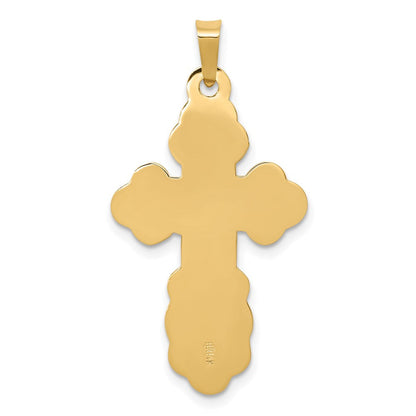 14K Gelbgold Anhänger mit Orthodoxem Kreuz