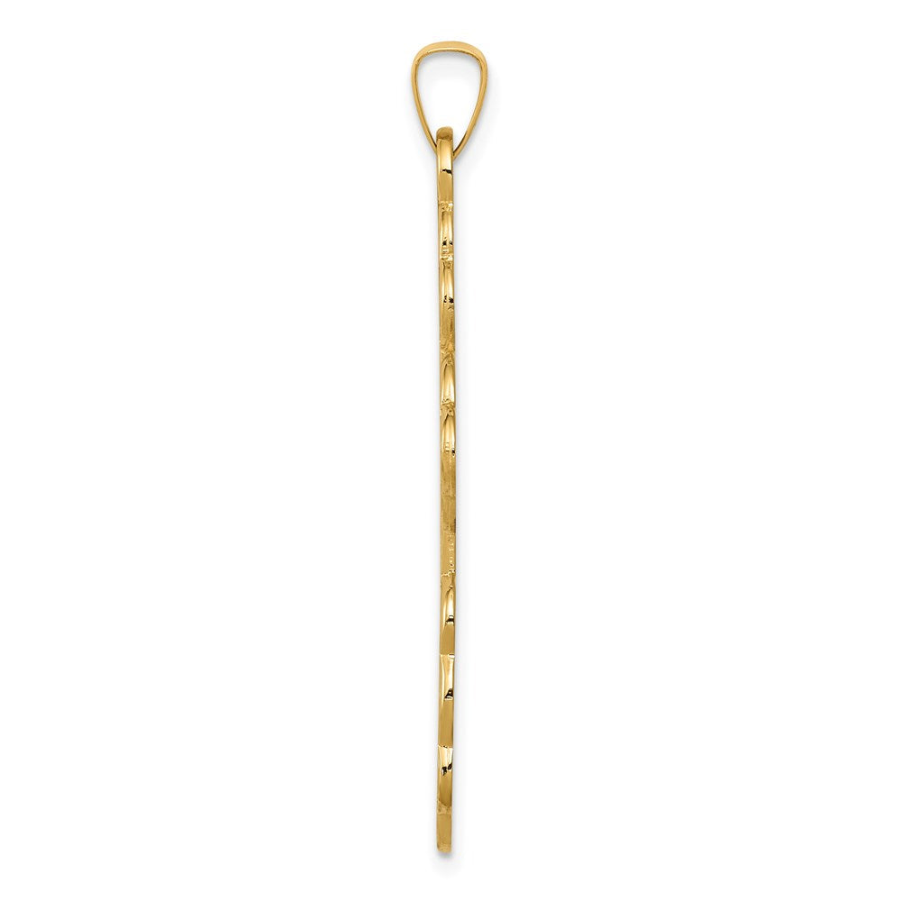 14K Gelbgold Orthodoxes-Kreuz-Anhänger