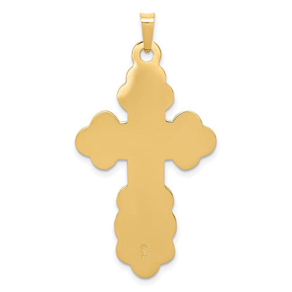 14K Gelbgold Orthodoxes-Kreuz-Anhänger