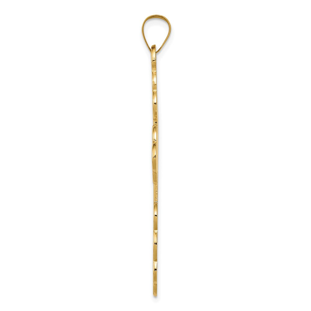 Anhänger „Orthodoxes Kreuz" aus 14K Gelbgold