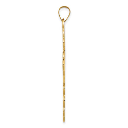 Anhänger „Orthodoxes Kreuz" aus 14K Gelbgold