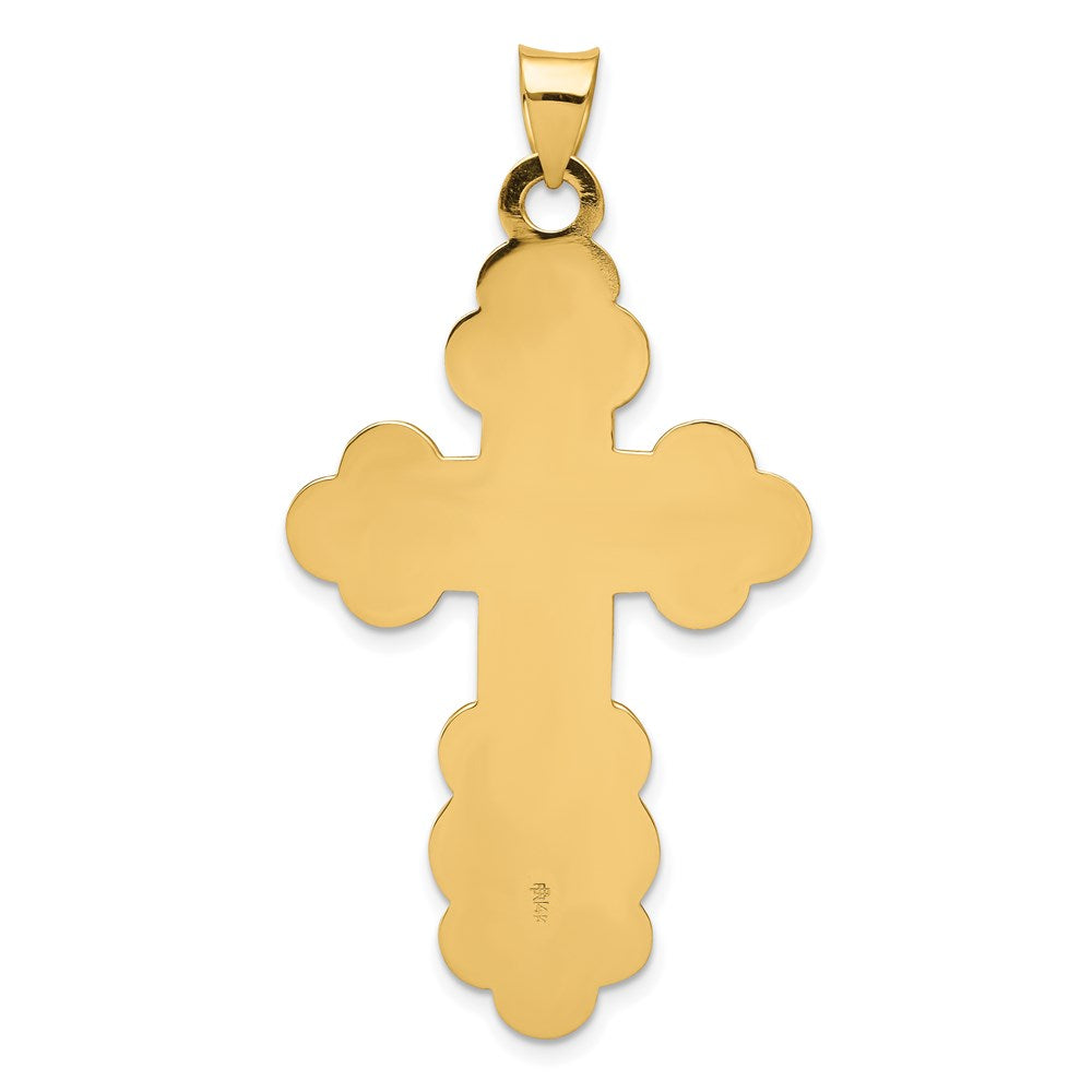 Anhänger „Orthodoxes Kreuz" aus 14K Gelbgold