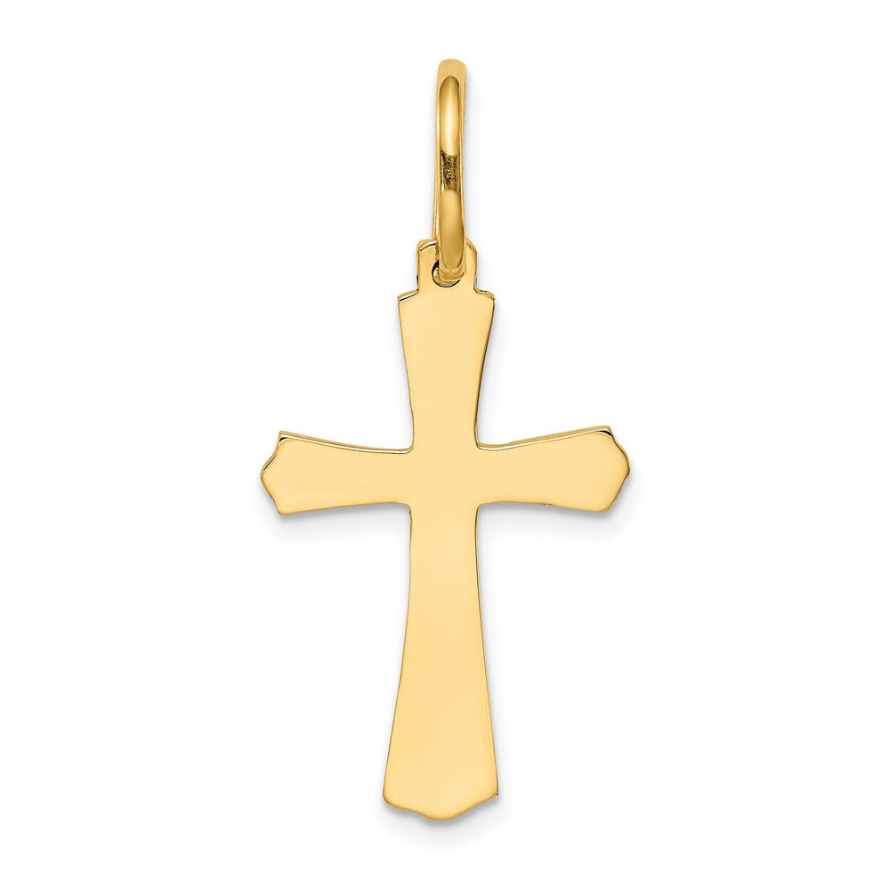 14K Gelbgold Polierter Kreuz-Charm