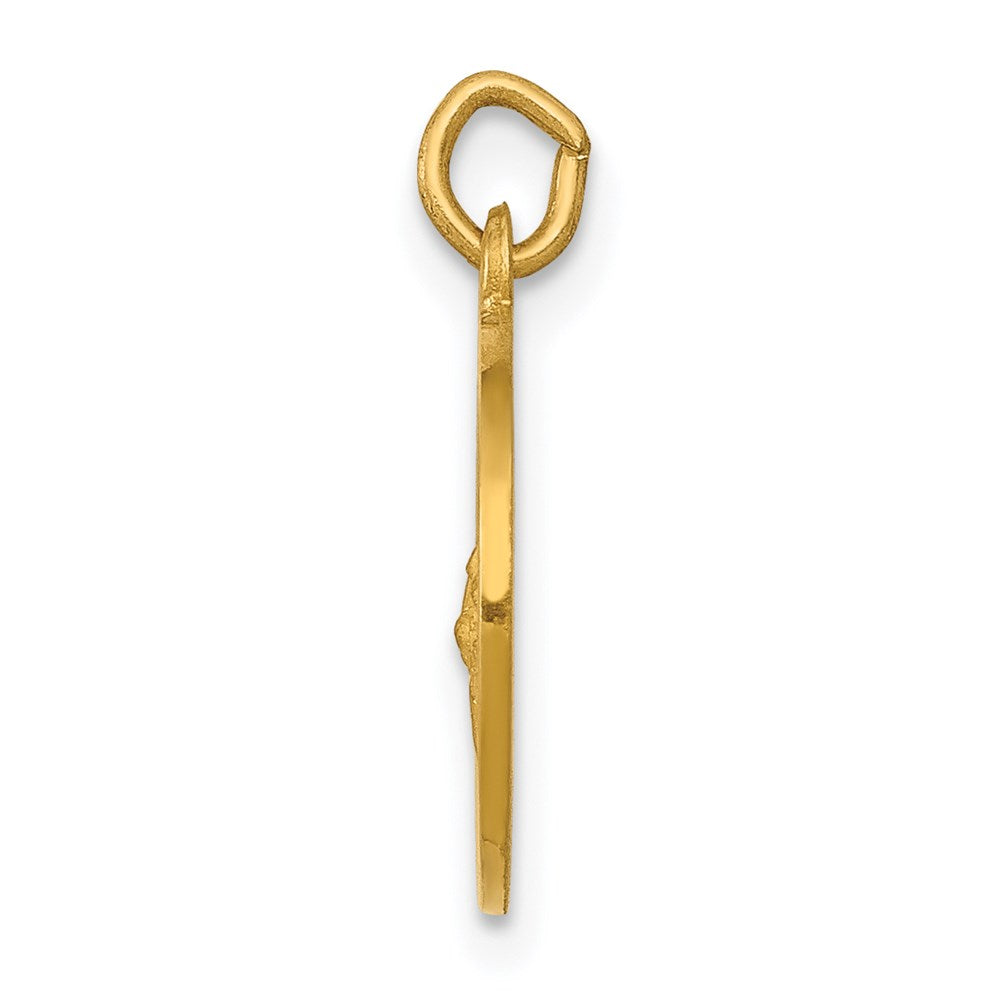 14K Gelbgold Heiliger Gerhard Medaille Charm