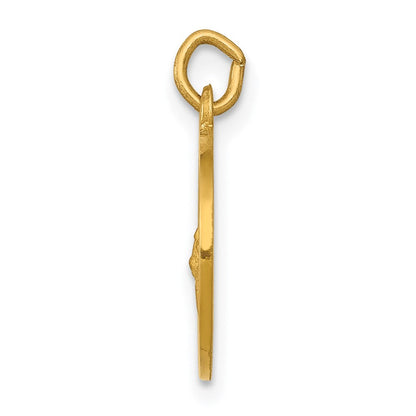 14K Gelbgold Heiliger Gerhard Medaille Charm
