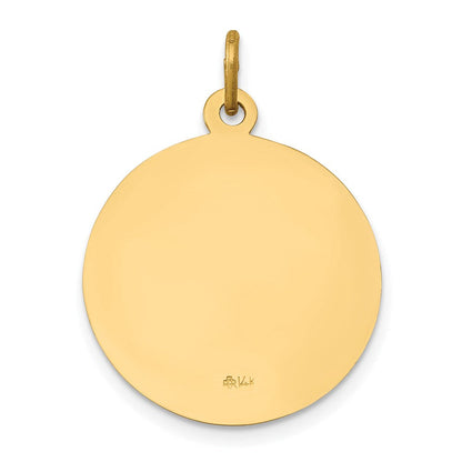 14 K Gelbgold Anhänger Heiliger Gerhard Medaille