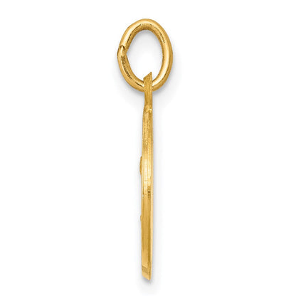 14K Gelbgold Heiliger Matthäus Medaille Charm