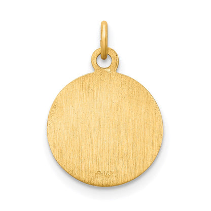 14K Gelbgold Sankt Markus Medaille Charm