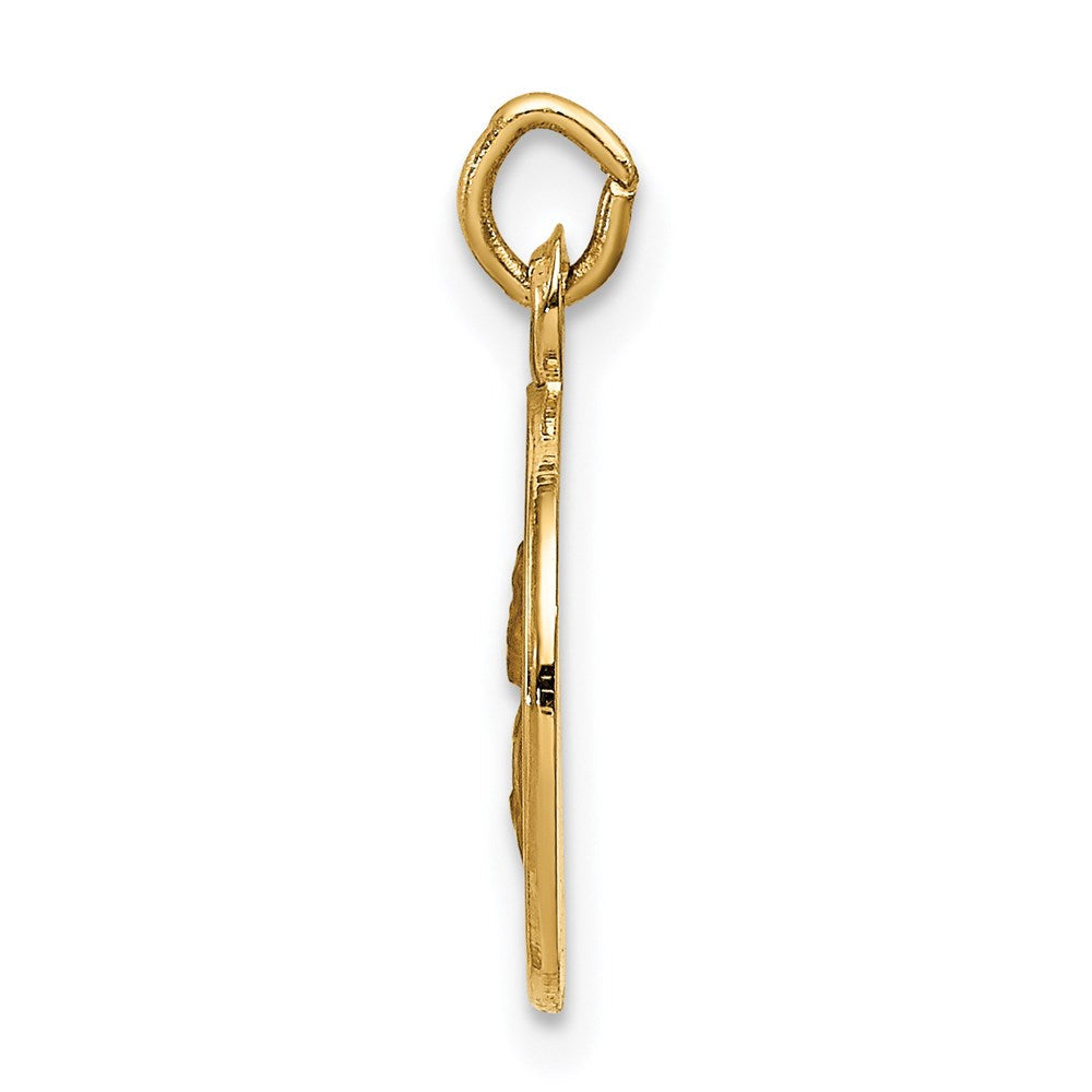 14K Gelbgold Sankt-Paulus-Medaille-Charm