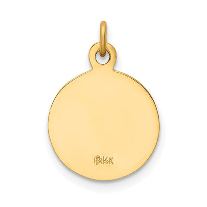 14K Gelbgold Sankt-Paulus-Medaille-Charm