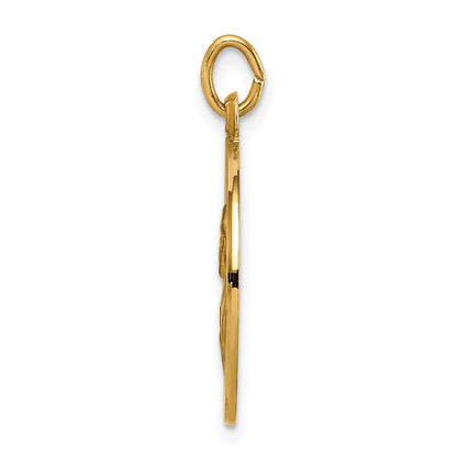 14K Gelbgold Sankt-Paulus-Medaillen-Anhänger